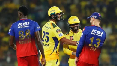 चेपॉक में चेन्नई सुपर किंग्स का दबदबा कायम, बेंगलुरु को 6 विकेट से दी शिकस्त