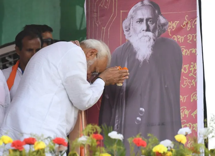 प्रधानमंत्री मोदी ने कवि रवींद्र नाथ टैगोर को उनकी जयंती पर दी श्रद्धांजलि