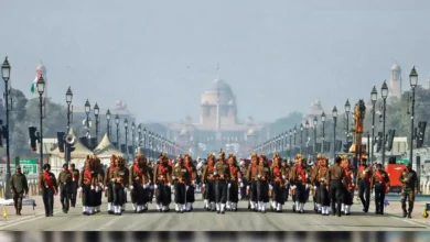 गणतंत्र दिवस परेड की रिहर्सल के कारण इंडिया गेट के आसपास यातायात बाधित